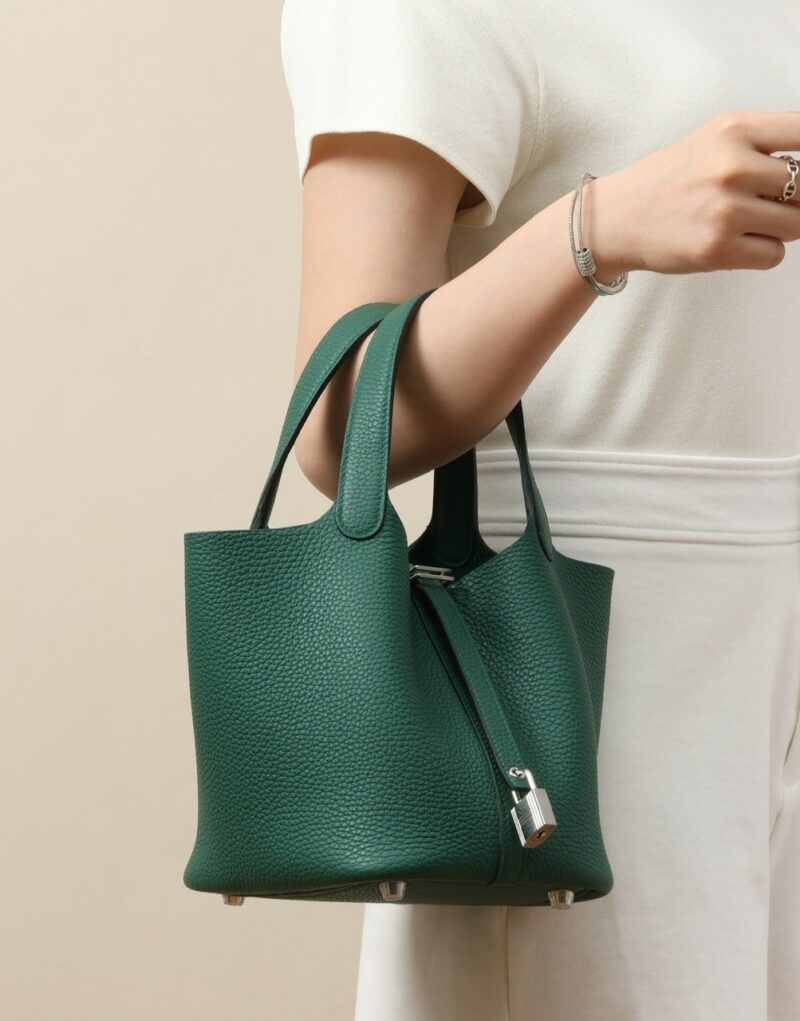 Hermes Picotin Lock 18 Bag Peacock Green For Women 7.1in/18cm