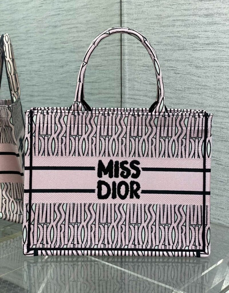 Dior Large Book Tote Bag Pink For Women 42cm/16.5in