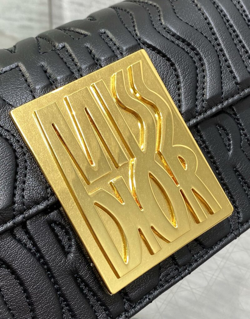 Miss Dior Flap Bag Black For Women 22cm/8.5in - M2610UBOS_M900