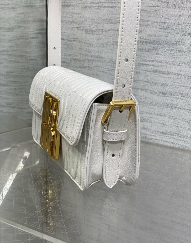 Miss Dior Flap Bag Latte For Women 22cm/8.5in - M2610UBOS_M030