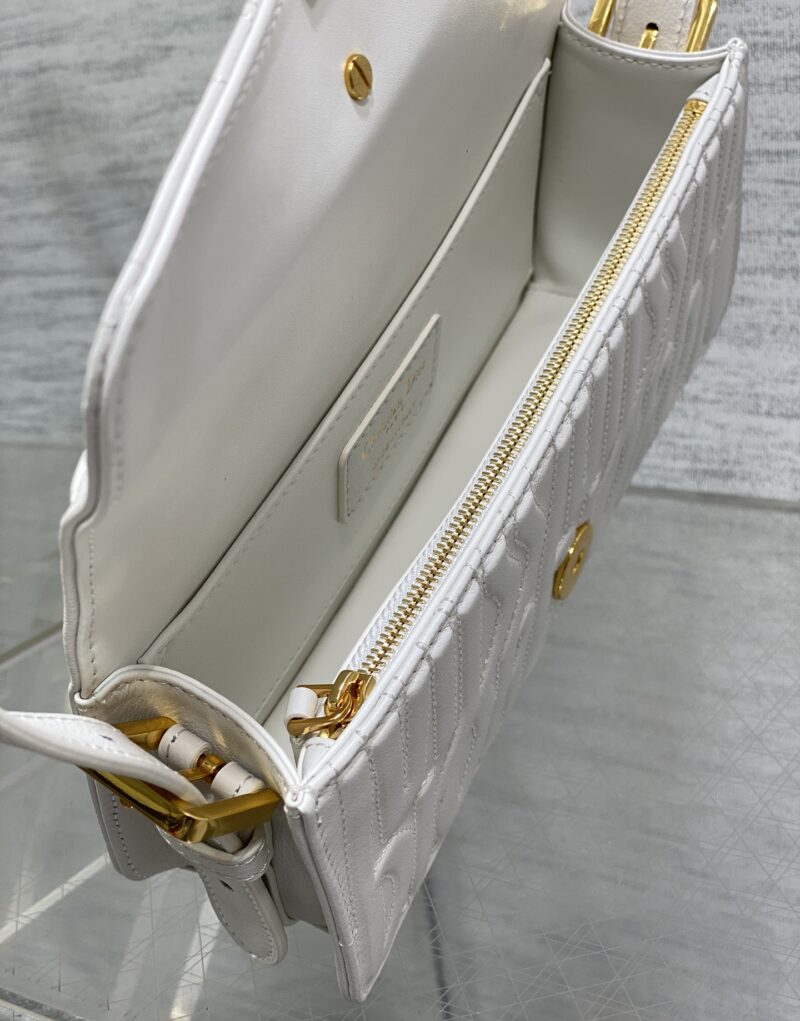 Miss Dior Flap Bag Latte For Women 22cm/8.5in - M2610UBOS_M030