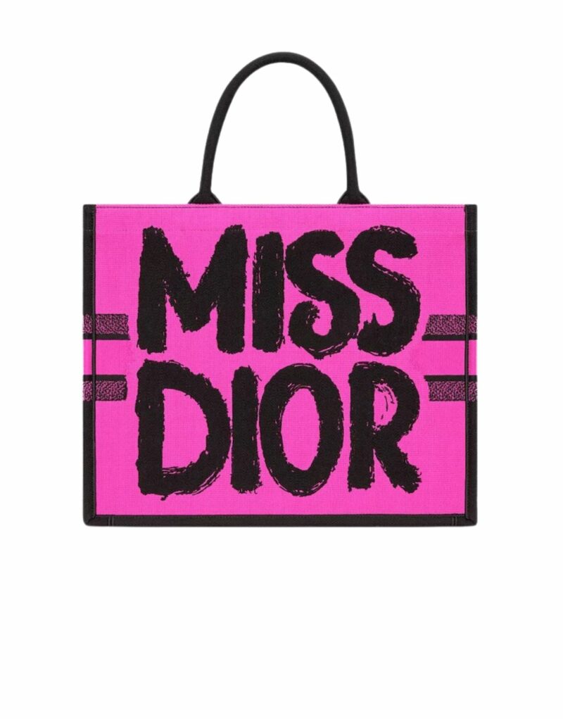 Dior Large Book Tote Bag Two-Tone Fuchsia And Purple For Women 42cm/16.5in - M1286ZEZY_M75E