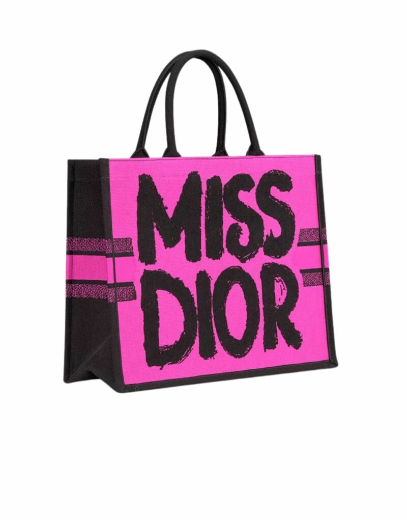 Dior Large Book Tote Bag Two-Tone Fuchsia And Purple For Women 42cm/16.5in - M1286ZEZY_M75E
