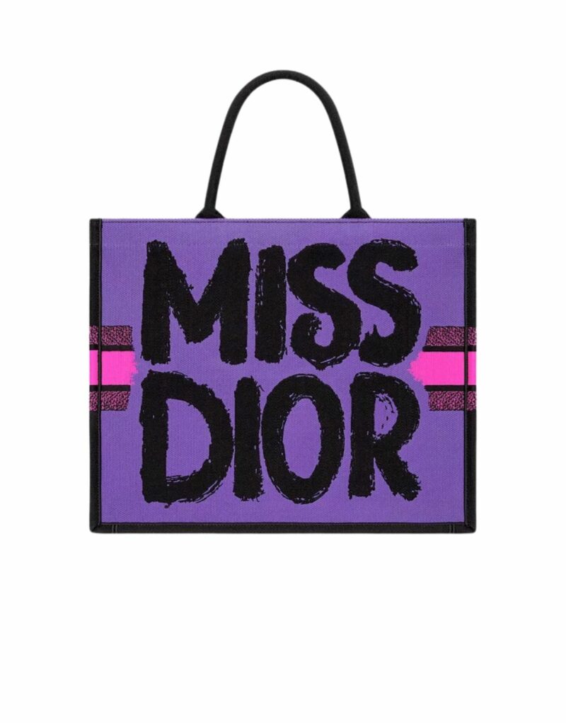 Dior Large Book Tote Bag Two-Tone Fuchsia And Purple For Women 42cm/16.5in - M1286ZEZY_M75E