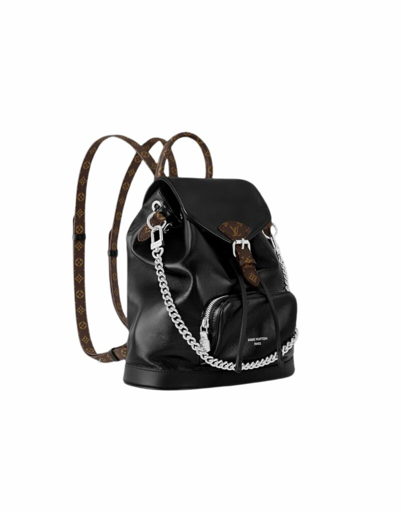 Louis Vuitton Montsouris PM Black For Women 28cm/11in - M12587