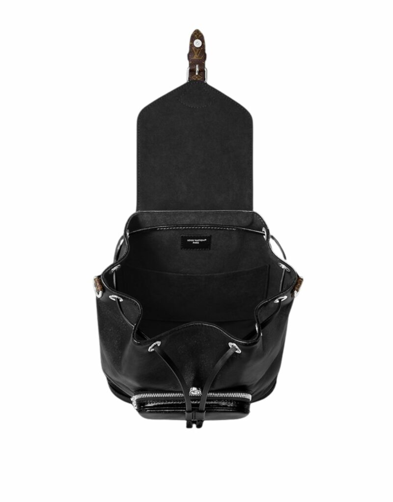 Louis Vuitton Montsouris PM Black For Women 28cm/11in - M12587