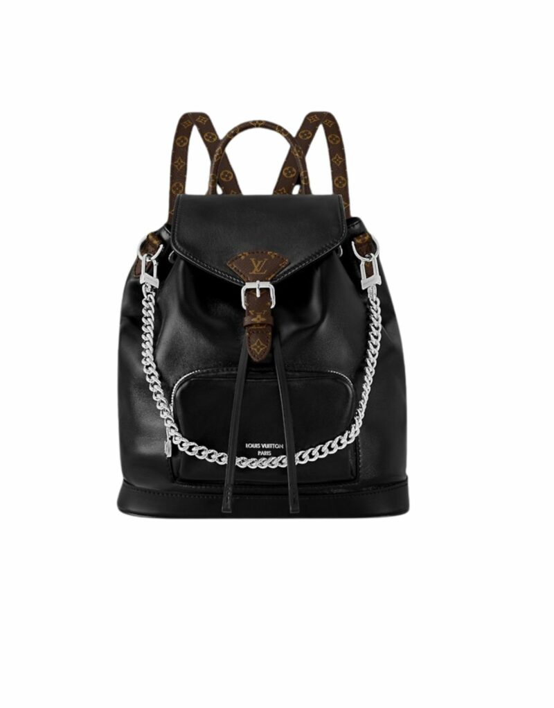 Louis Vuitton Montsouris PM Black For Women 28cm/11in - M12587