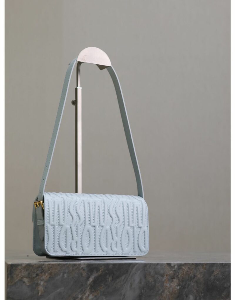 Miss Dior Flap Bag Pale Blue For Women 22cm/8.5in - M2610UBOS_M23B