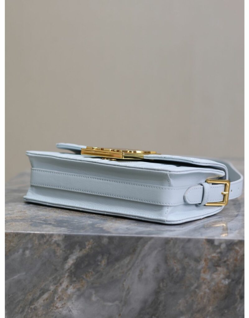Miss Dior Flap Bag Pale Blue For Women 22cm/8.5in - M2610UBOS_M23B