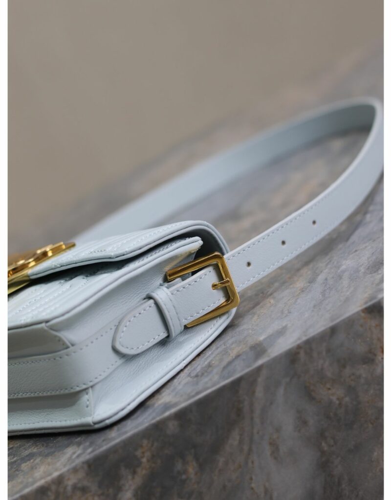 Miss Dior Flap Bag Pale Blue For Women 22cm/8.5in - M2610UBOS_M23B