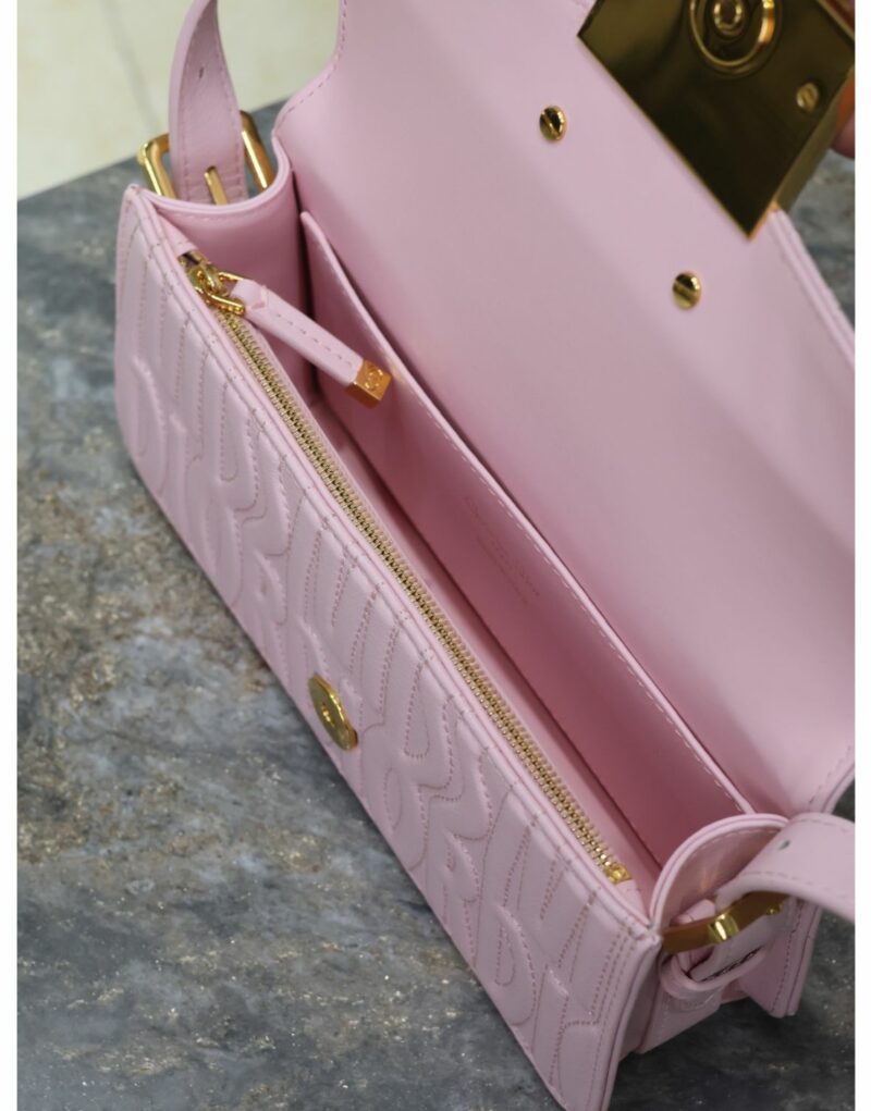 Miss Dior Flap Bag Pale Pink For Women 22cm/8.5in - M2610UBOS_M05N