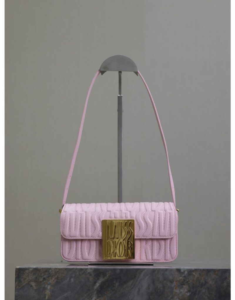 Miss Dior Flap Bag Pale Pink For Women 22cm/8.5in - M2610UBOS_M05N