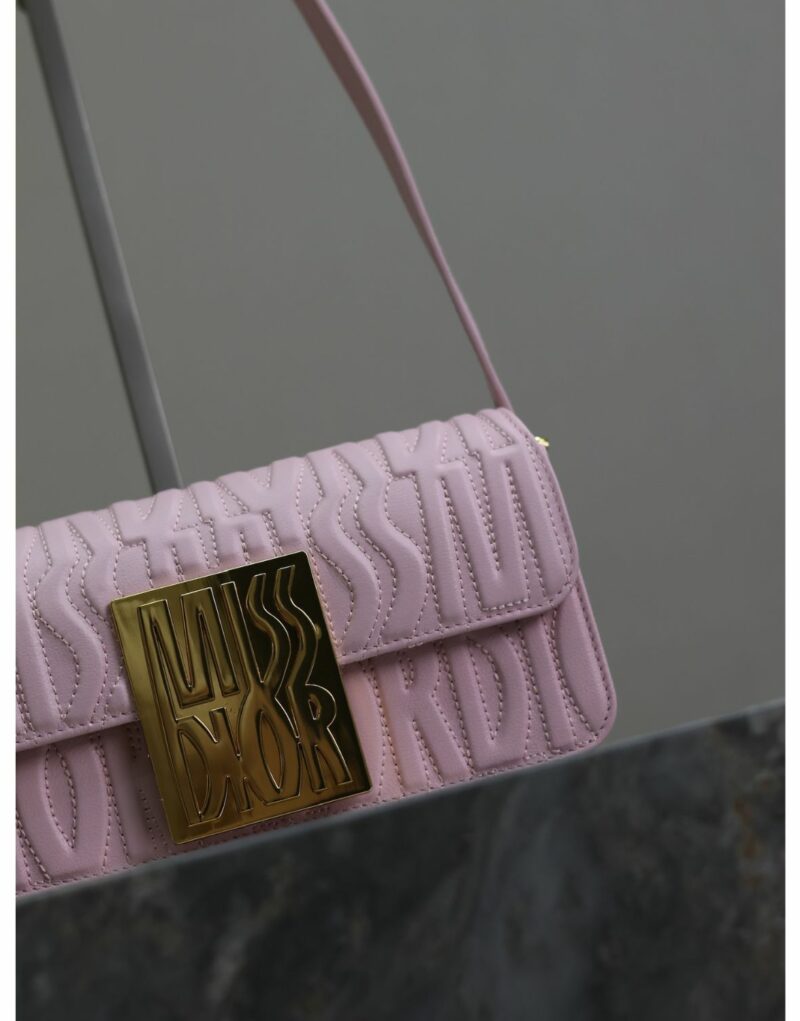 Miss Dior Flap Bag Pale Pink For Women 22cm/8.5in - M2610UBOS_M05N