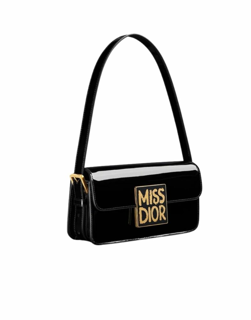 Miss Dior Flap Bag Black For Women 22cm/8.5in - M2610UWIS_M900