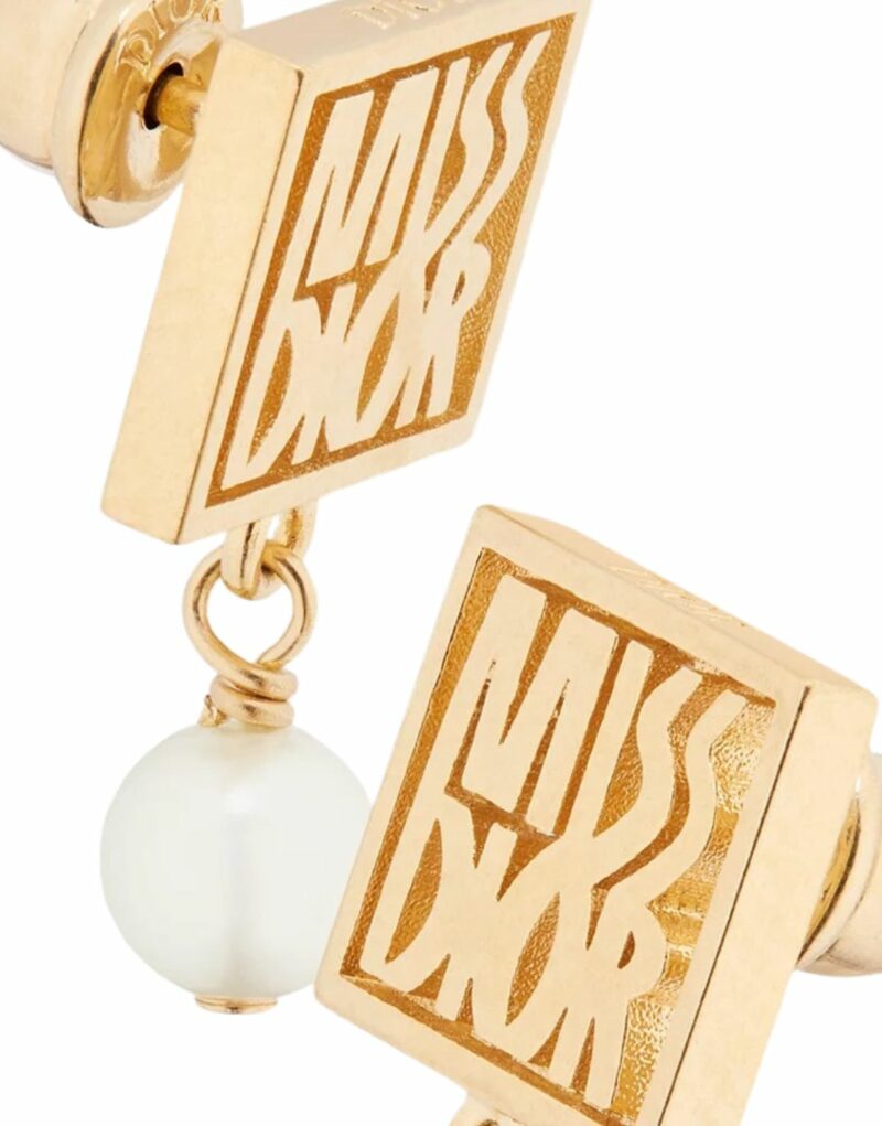 Miss Dior Earrings Gold For Women - E3559WOMRS_D301