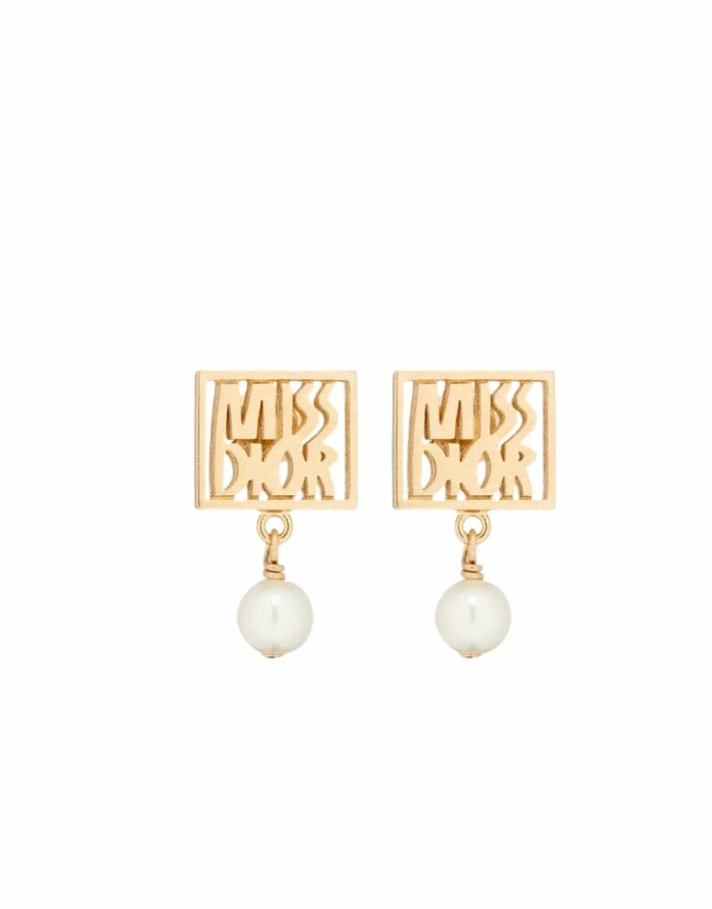 Miss Dior Earrings Gold For Women - E3559WOMRS_D301