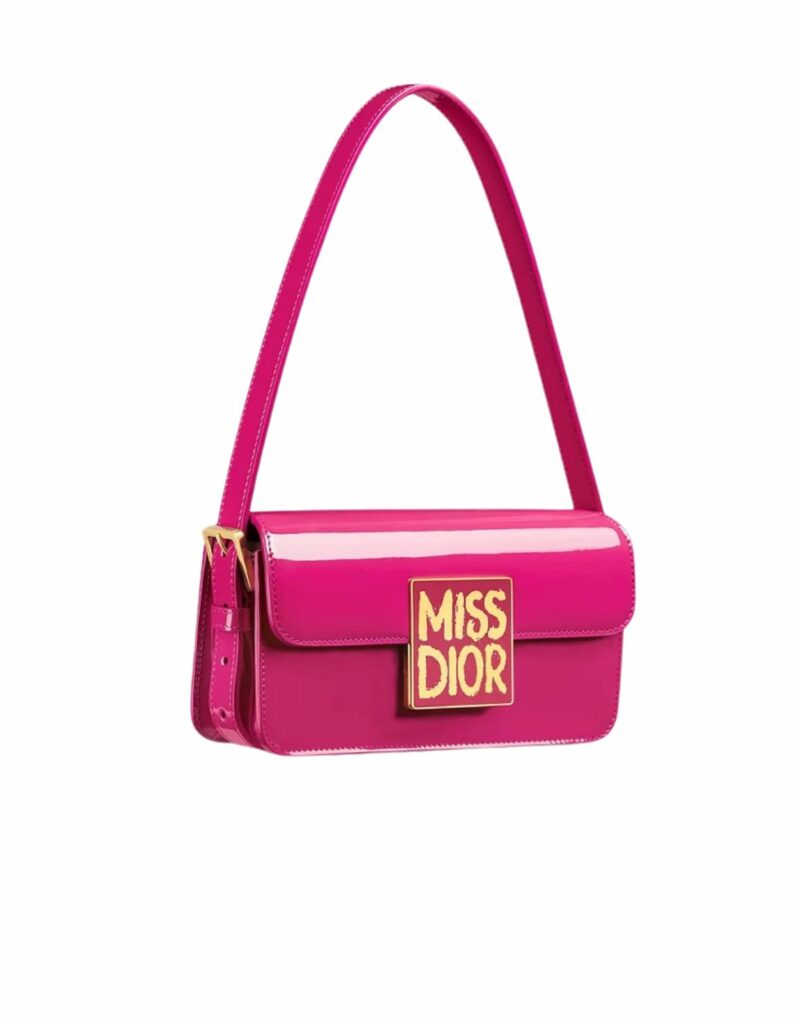 Miss Dior Flap Bag Fuchsia For Women 22cm/8.5in - M2610UWIS_M21F