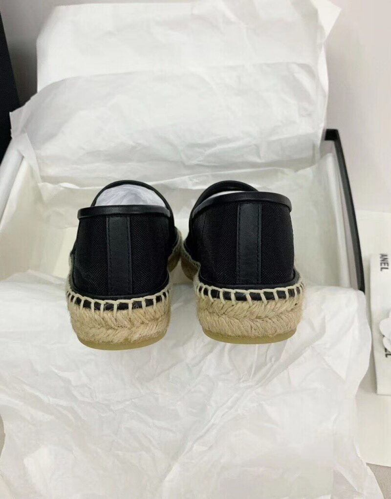 Chanel Espadrilles Black For Women, Women's Shoes G29762
