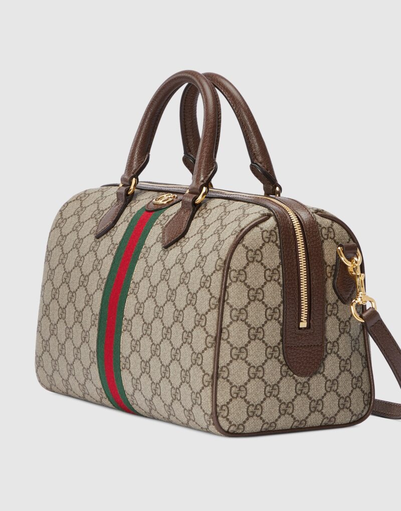 Gucci Ophidia Medium Top Handle Bag Supreme Canvas Beige For Women 31cm/12.2in 772065 96IWG 8745
