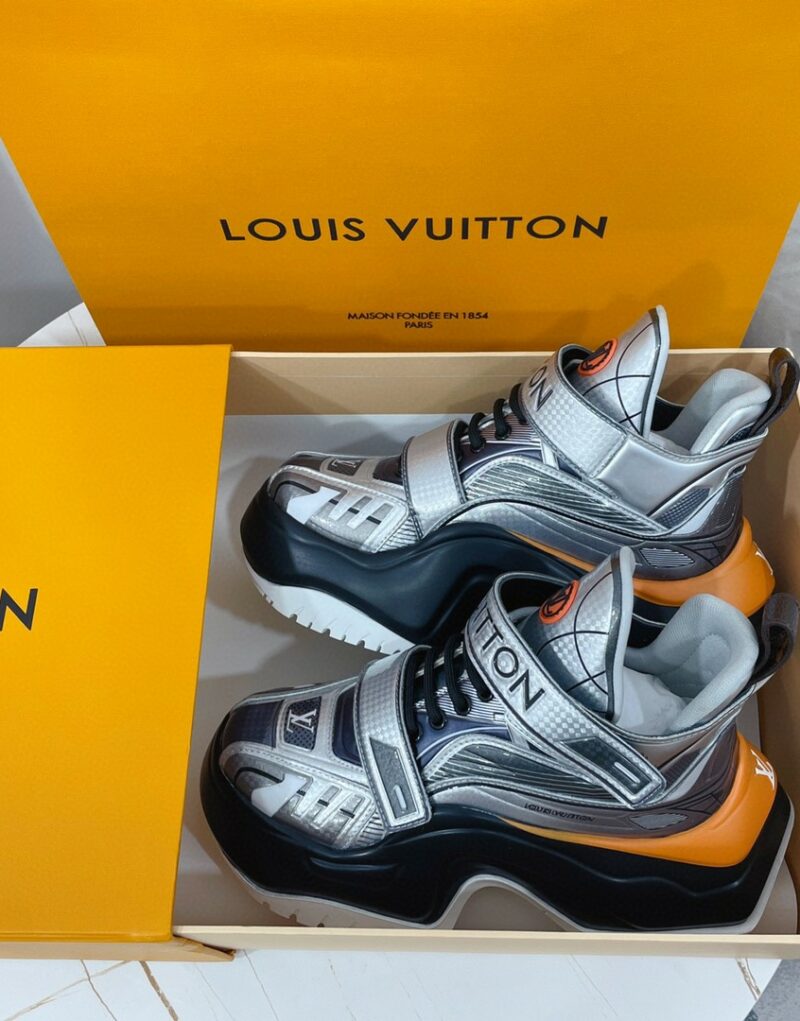 Louis Vuitton LV Archlight 2.0 Platform Sneaker Silver For Women 1AB13N