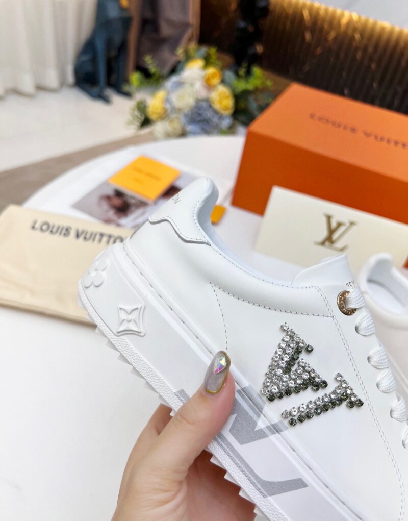 Louis Vuitton Women's Time Out Sneaker Sliver For Women LV 1A9Q2G