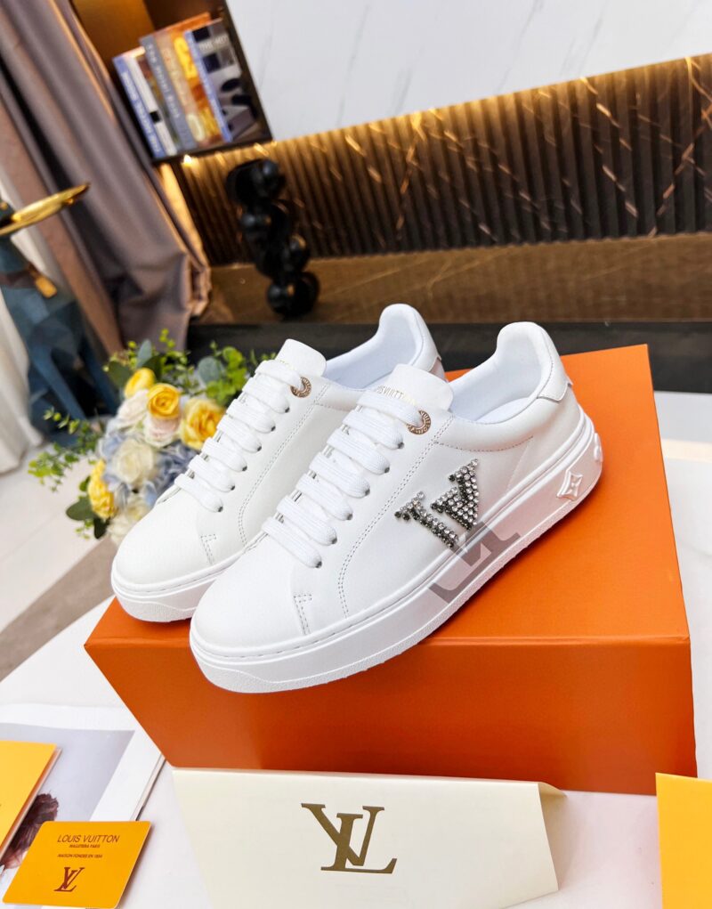 Louis Vuitton Women's Time Out Sneaker Sliver For Women LV 1A9Q2G