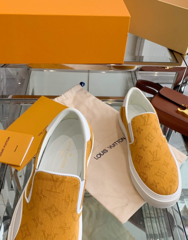 Louis Vuitton Women's Trocadero Slip On Orange For Women LV