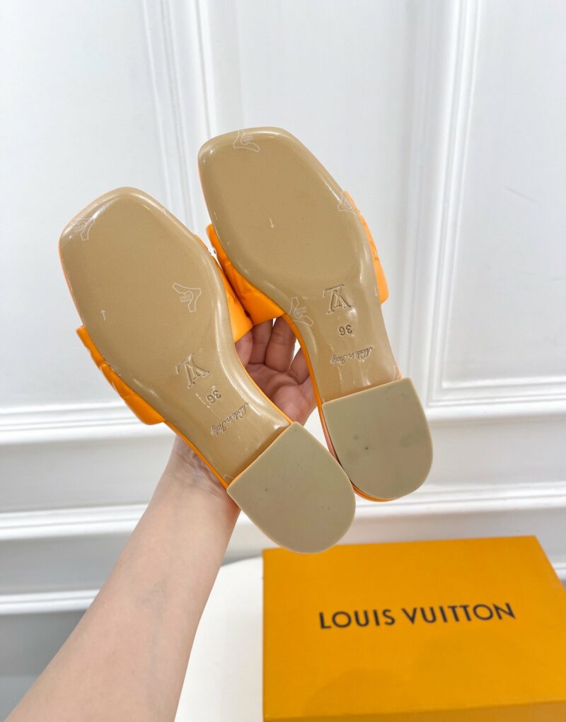 Louis Vuitton Women's Revival Flat Mule Orange For Women LV