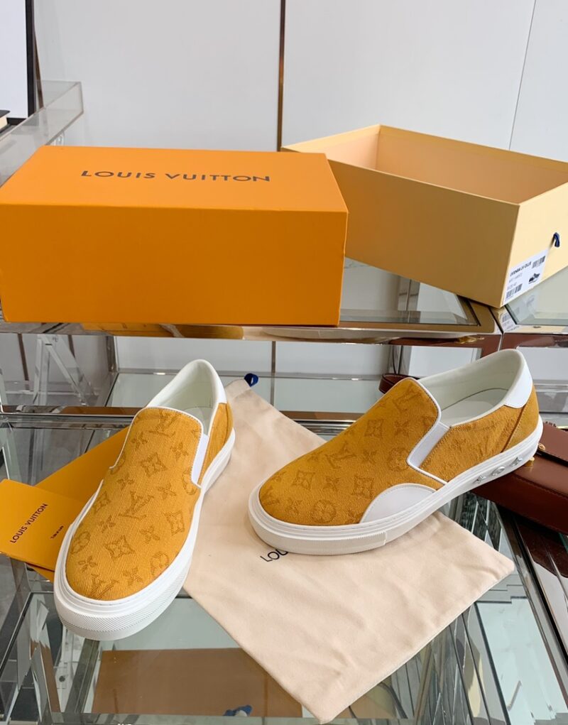Louis Vuitton Women's Trocadero Slip On Orange For Women LV