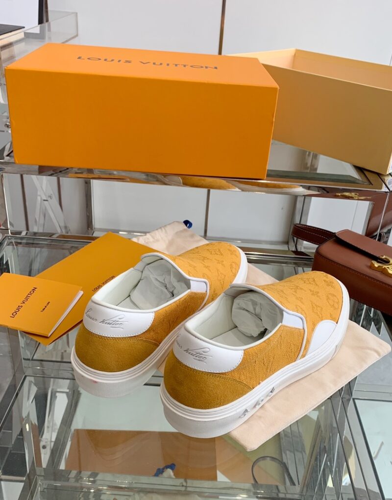 Louis Vuitton Women's Trocadero Slip On Orange For Women LV