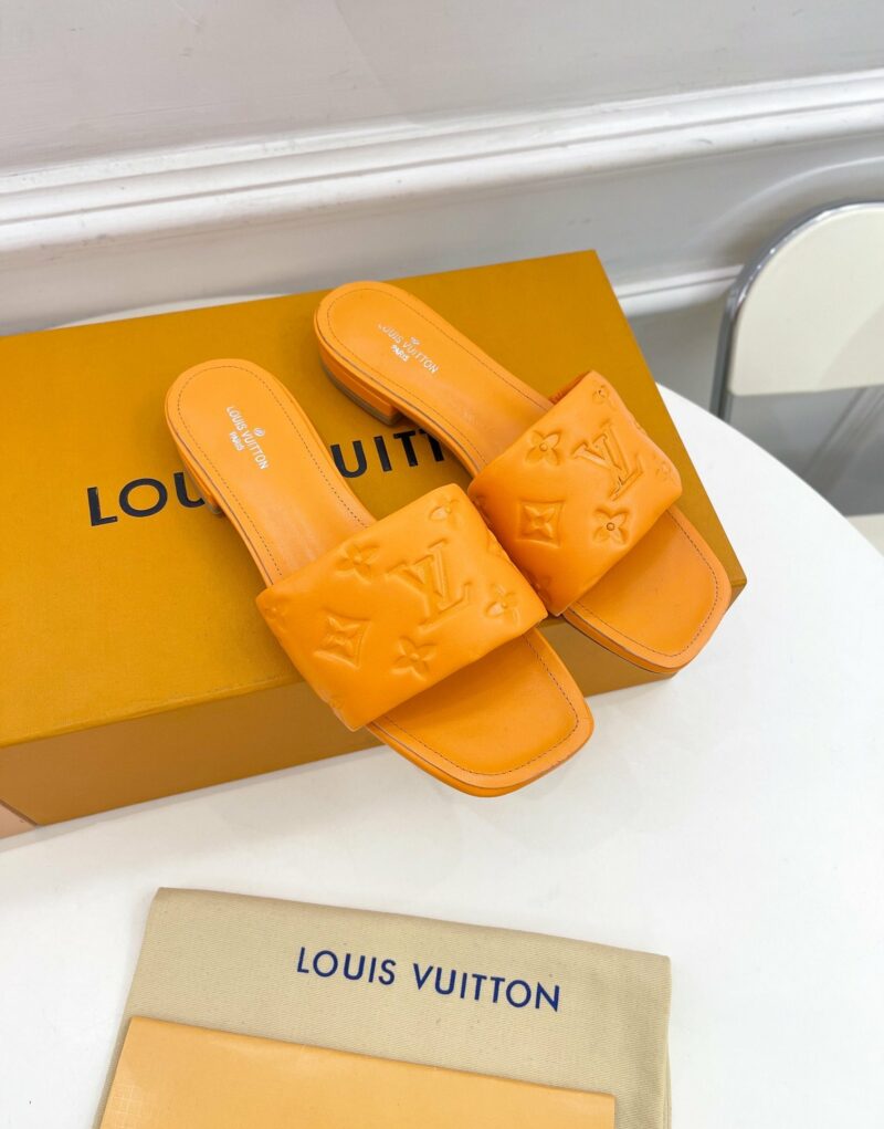 Louis Vuitton Women's Revival Flat Mule Orange For Women LV