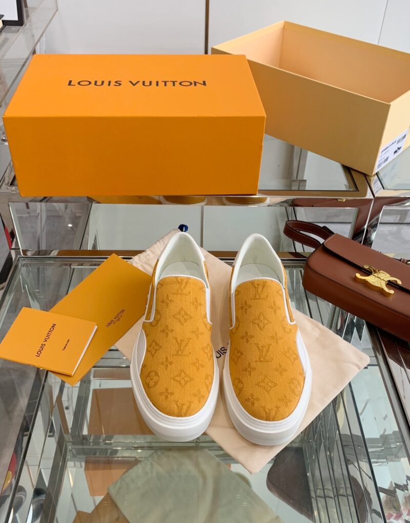Louis Vuitton Women's Trocadero Slip On Orange For Women LV