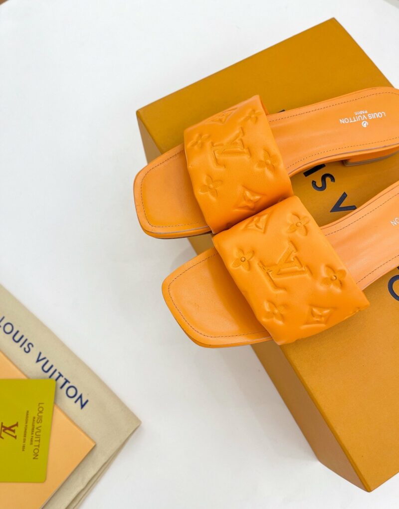 Louis Vuitton Women's Revival Flat Mule Orange For Women LV
