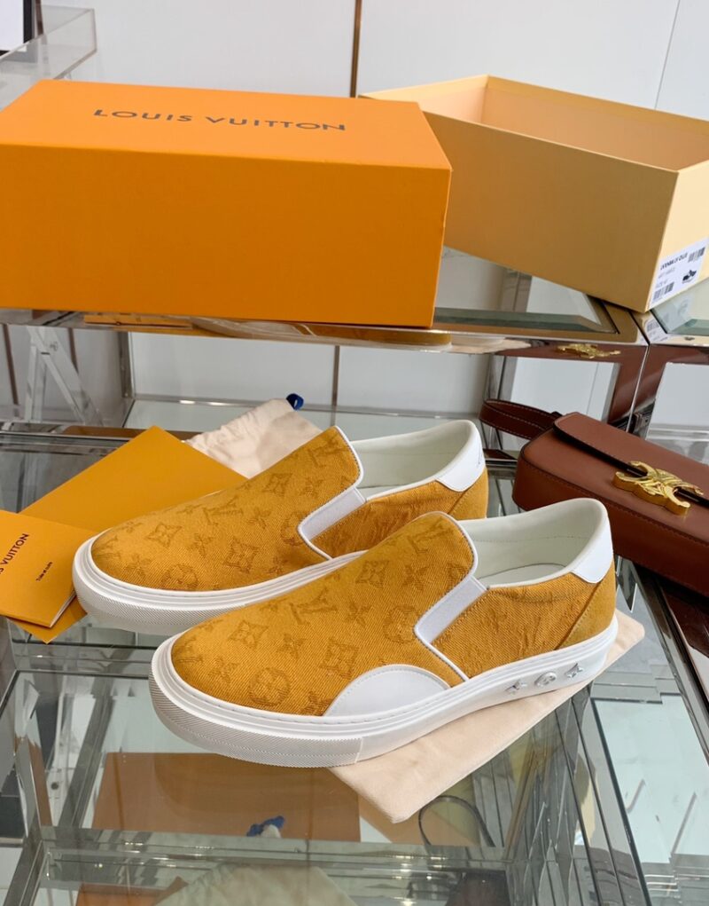 Louis Vuitton Women's Trocadero Slip On Orange For Women LV