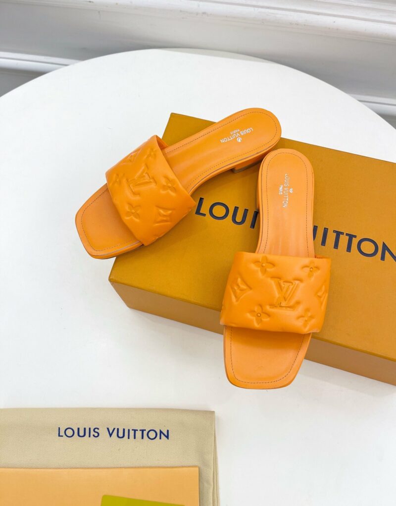 Louis Vuitton Women's Revival Flat Mule Orange For Women LV