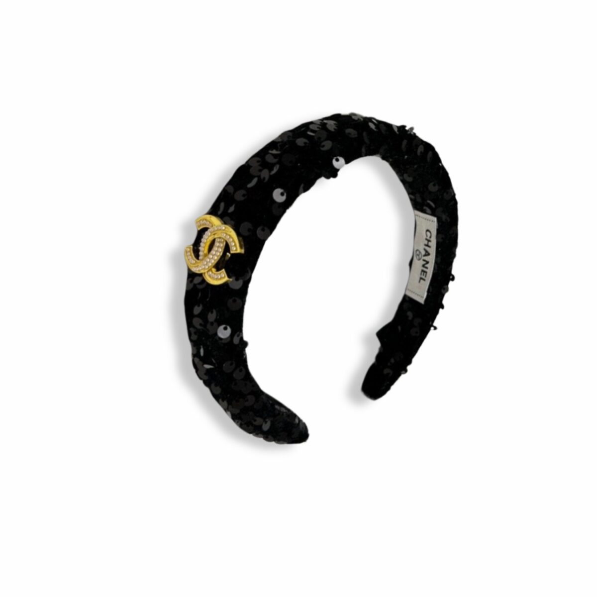 Chanel Sequin Hairband CC Logo