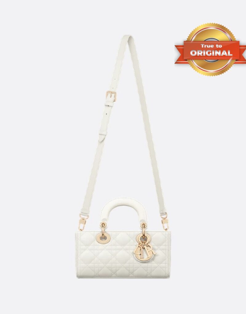 [True-to-ORIGINAL] Christian Dior Small Lady D-Joy Bag Latte For Women 22cm/8.7in M0613ONGE_M030