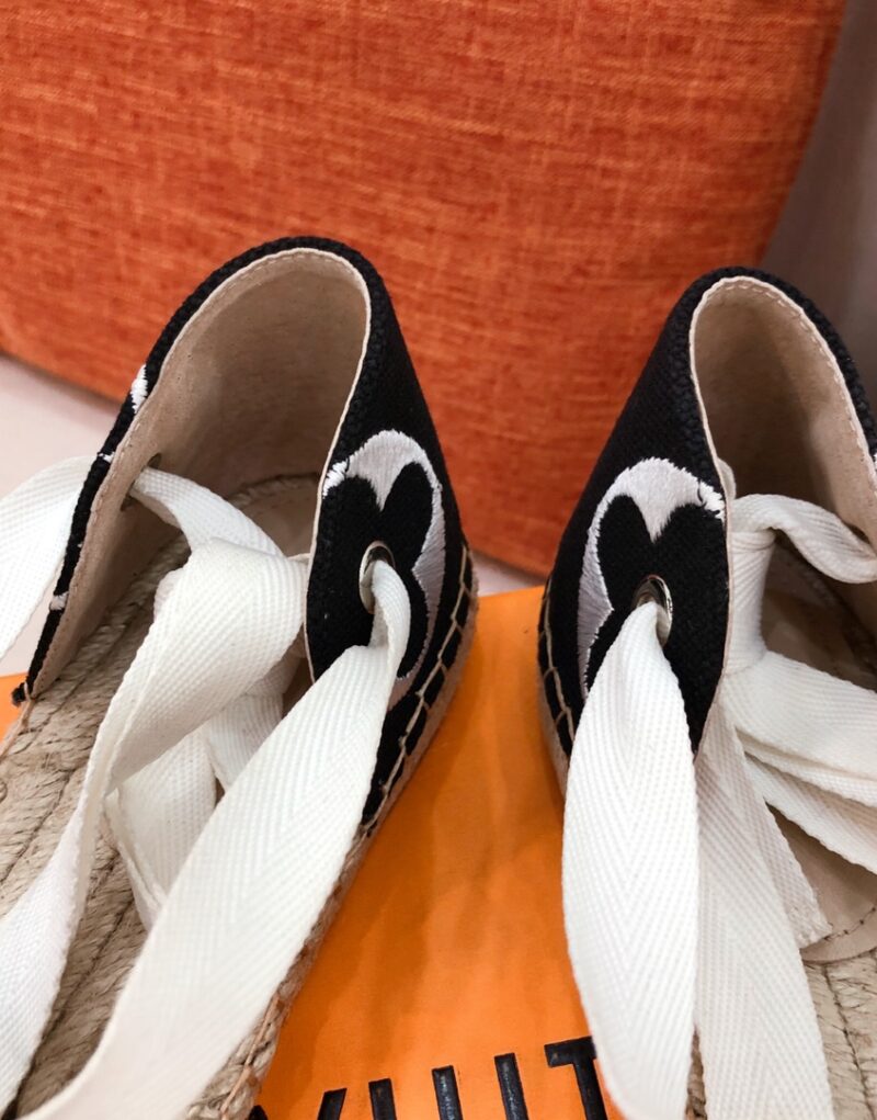 Louis Vuitton Women's Starboard Flat Espadrille Black For Women LV