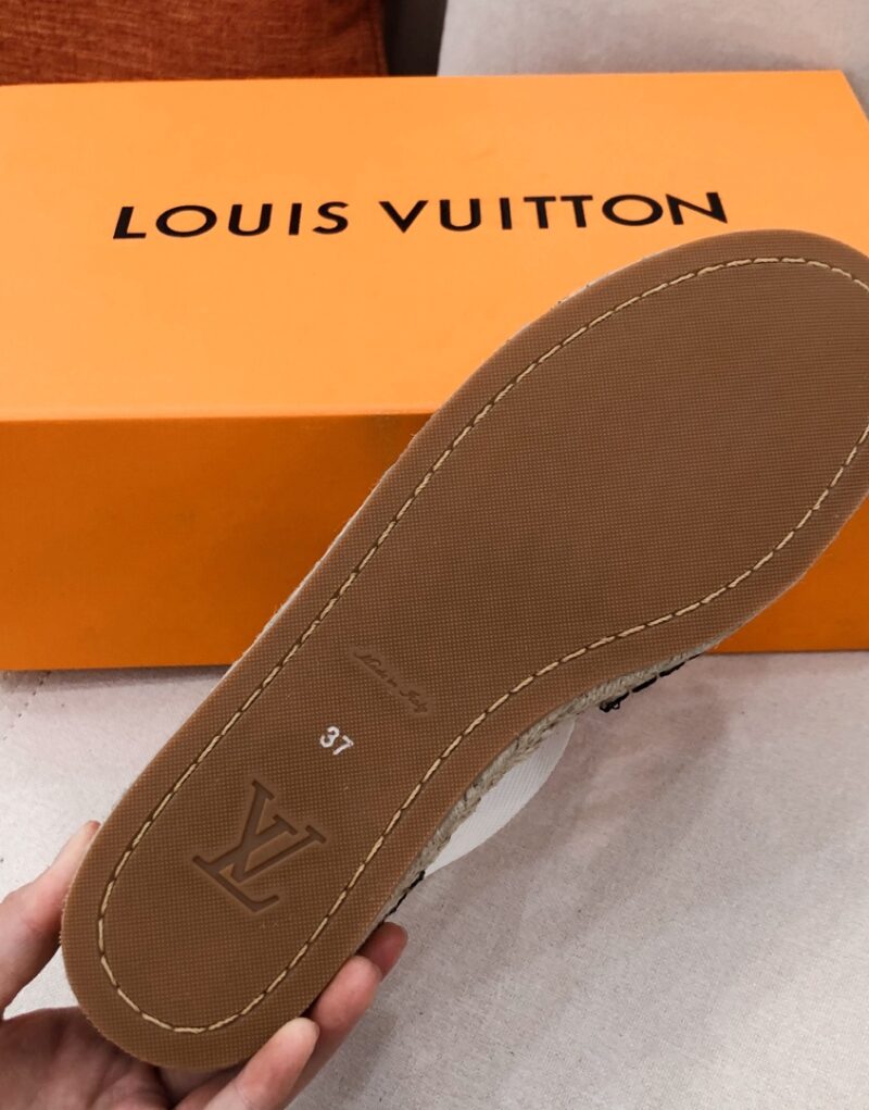 Louis Vuitton Women's Starboard Flat Espadrille Black For Women LV
