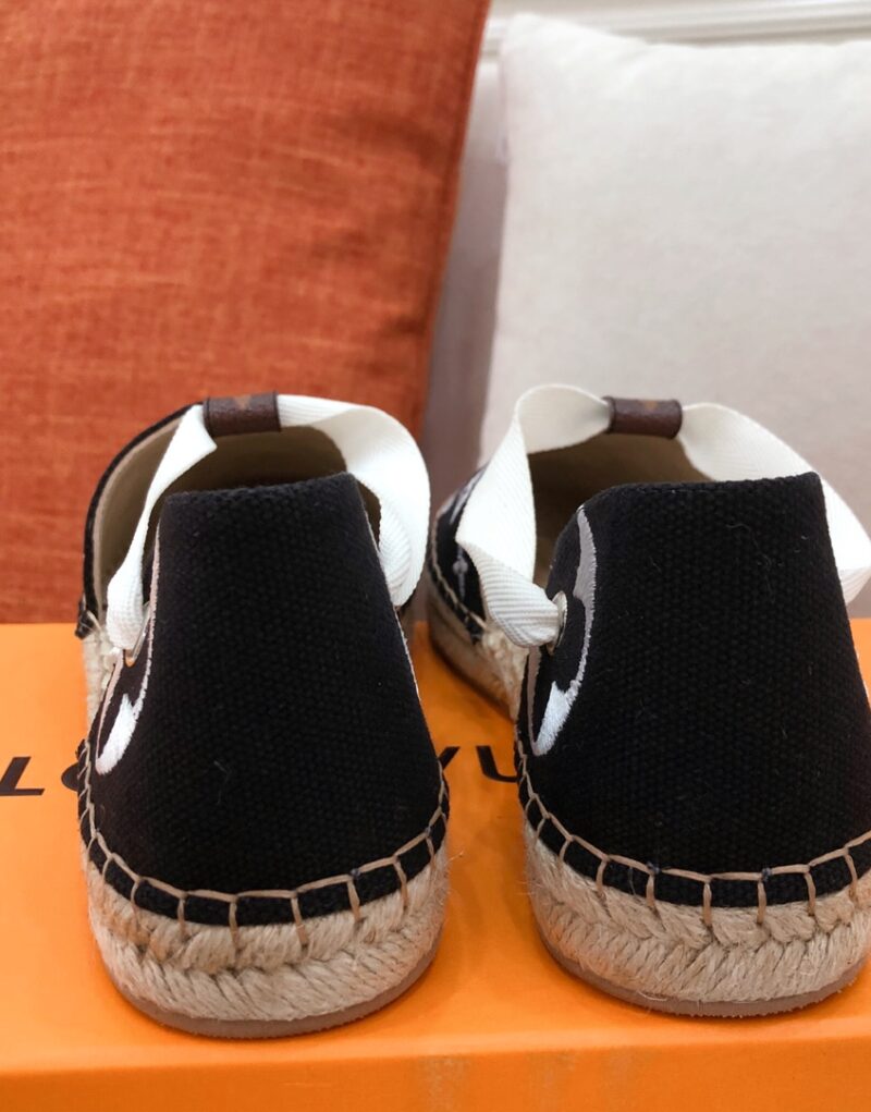 Louis Vuitton Women's Starboard Flat Espadrille Black For Women LV
