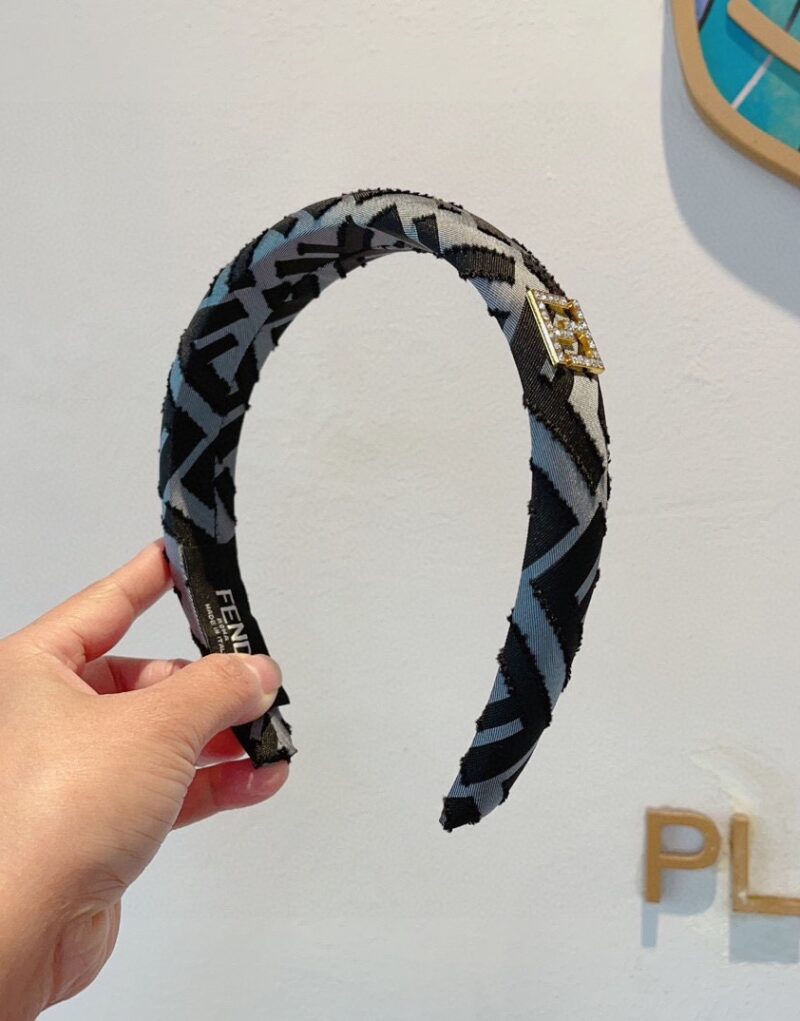 Fendi Hairband Black/BlueFor Women