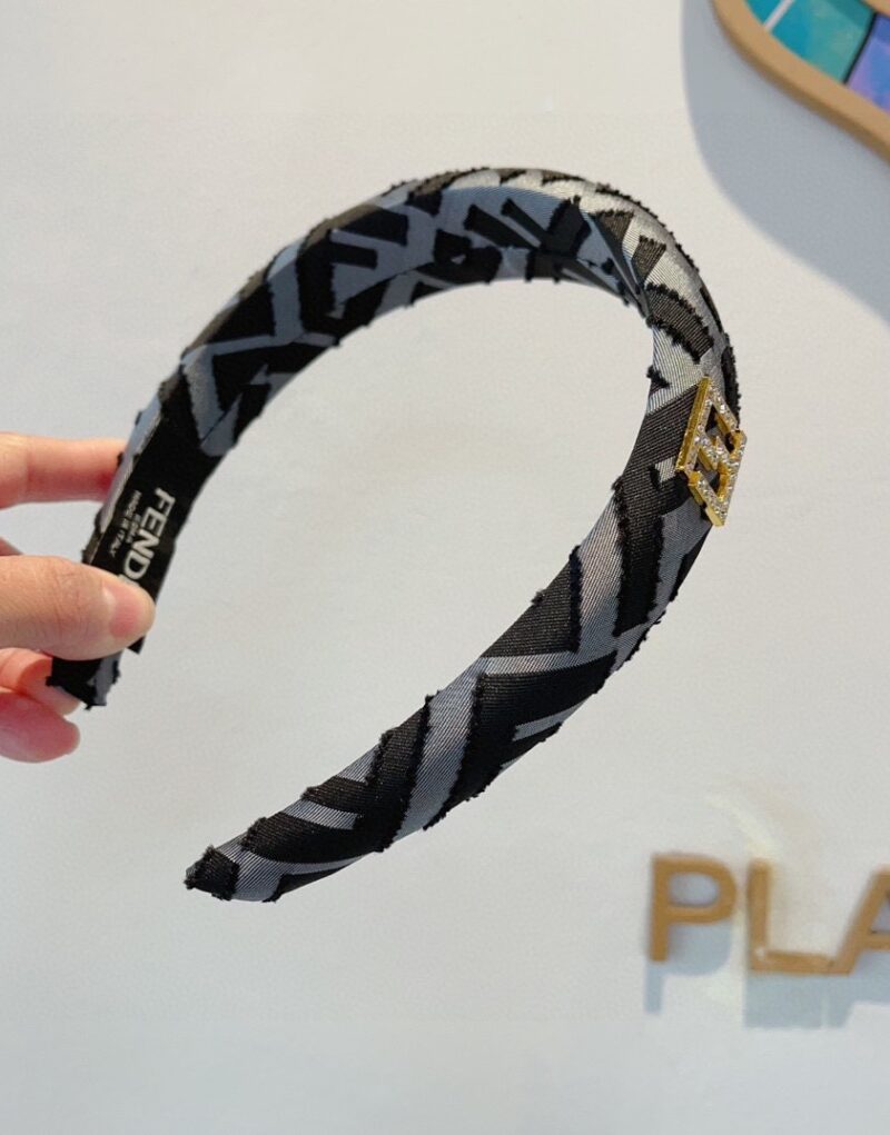 Fendi Hairband Black/BlueFor Women