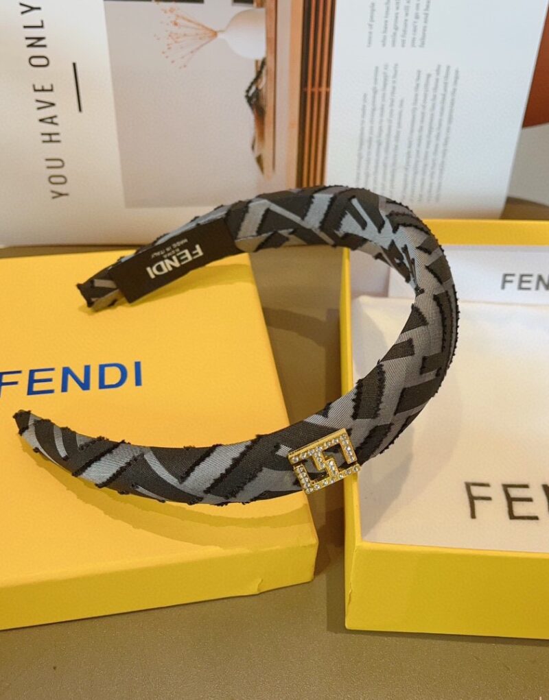 Fendi Hairband Black/BlueFor Women