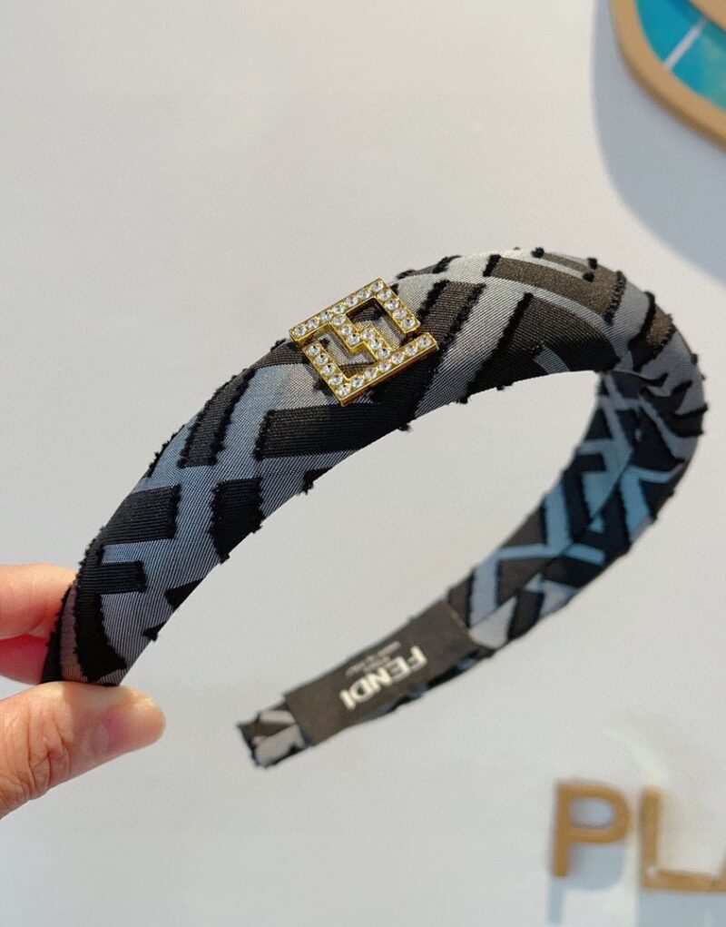 Fendi Hairband Black/BlueFor Women