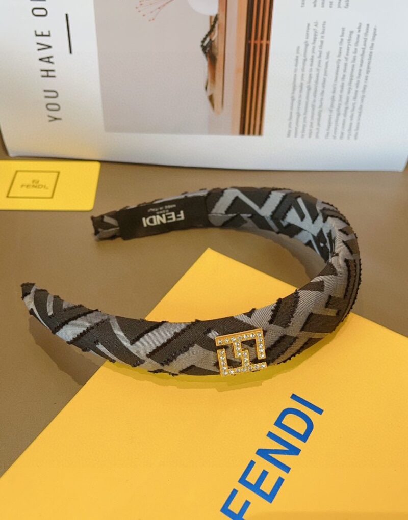 Fendi Hairband Black/BlueFor Women