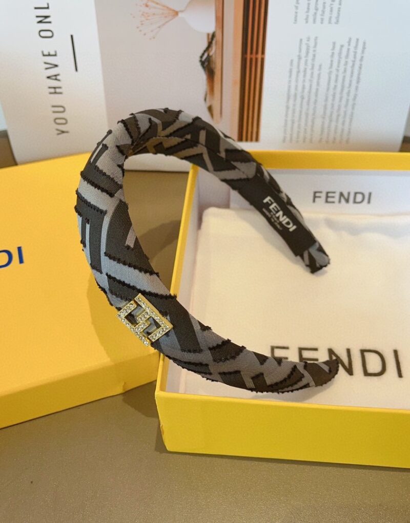 Fendi Hairband Black/BlueFor Women