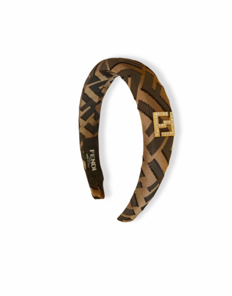 Fendi Hairband Black/Brown For Women