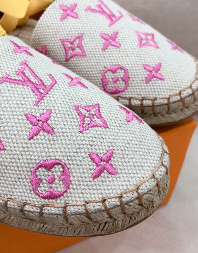 Louis Vuitton Women's Starboard Flat Espadrille Pink For Women LV
