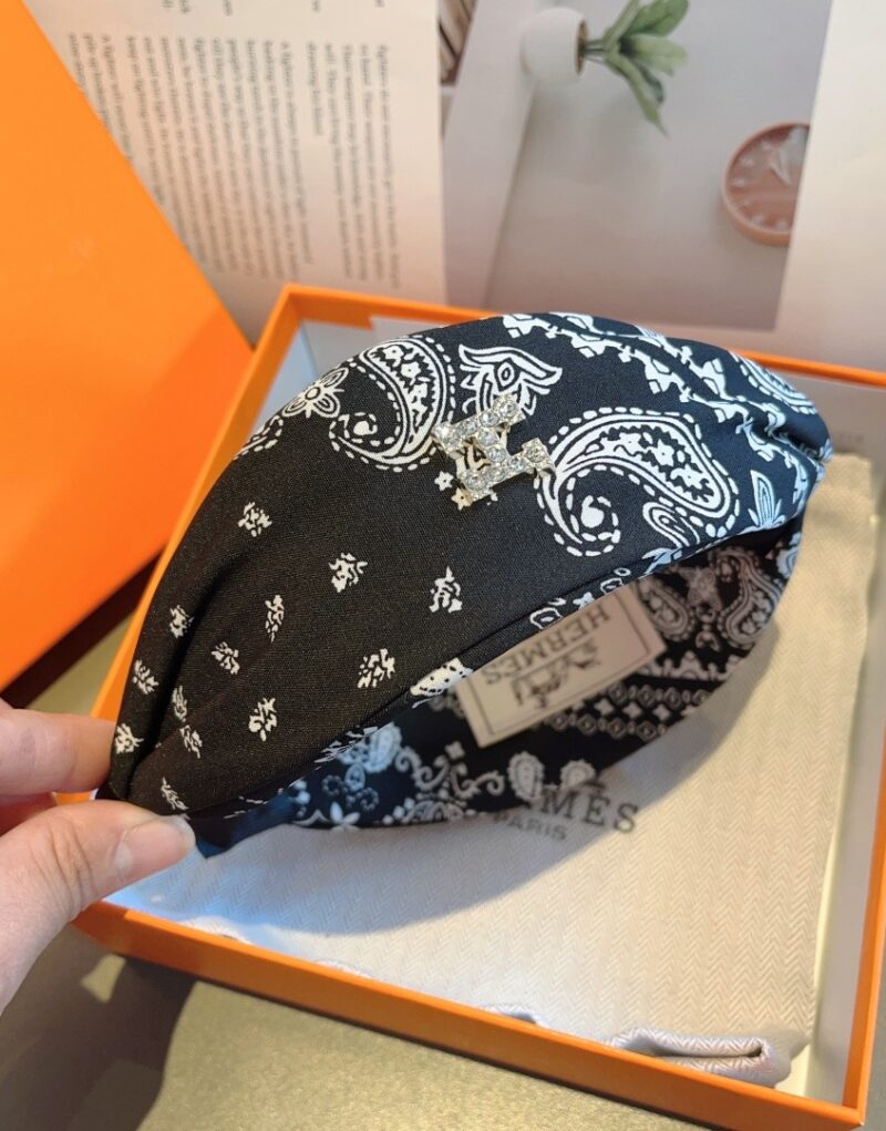 Hermes Hairband Black For Women
