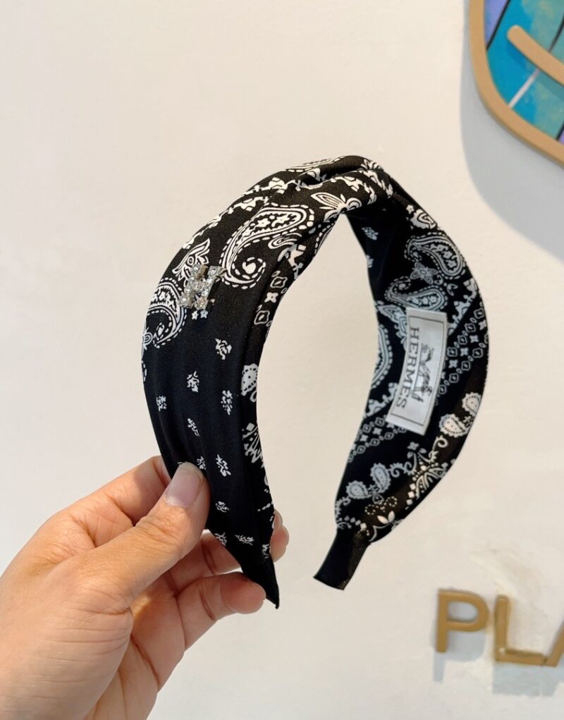Hermes Hairband Black For Women